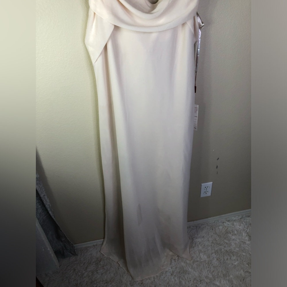 Milano Formals Chiffon Gown Champagne NWT 5XL - Picture 4 of 10